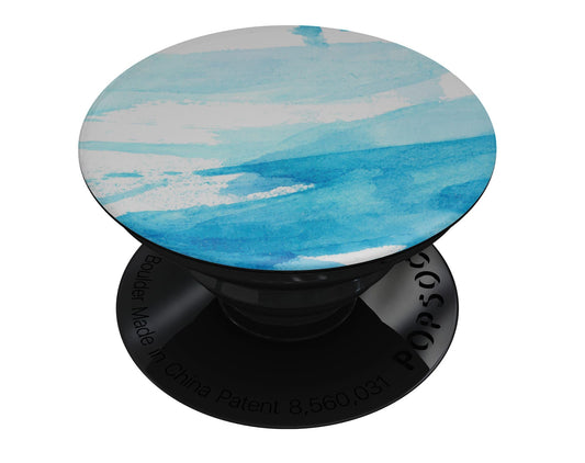 Abstract Blue Strokes - Skin Kit for PopSockets and other Smartphone